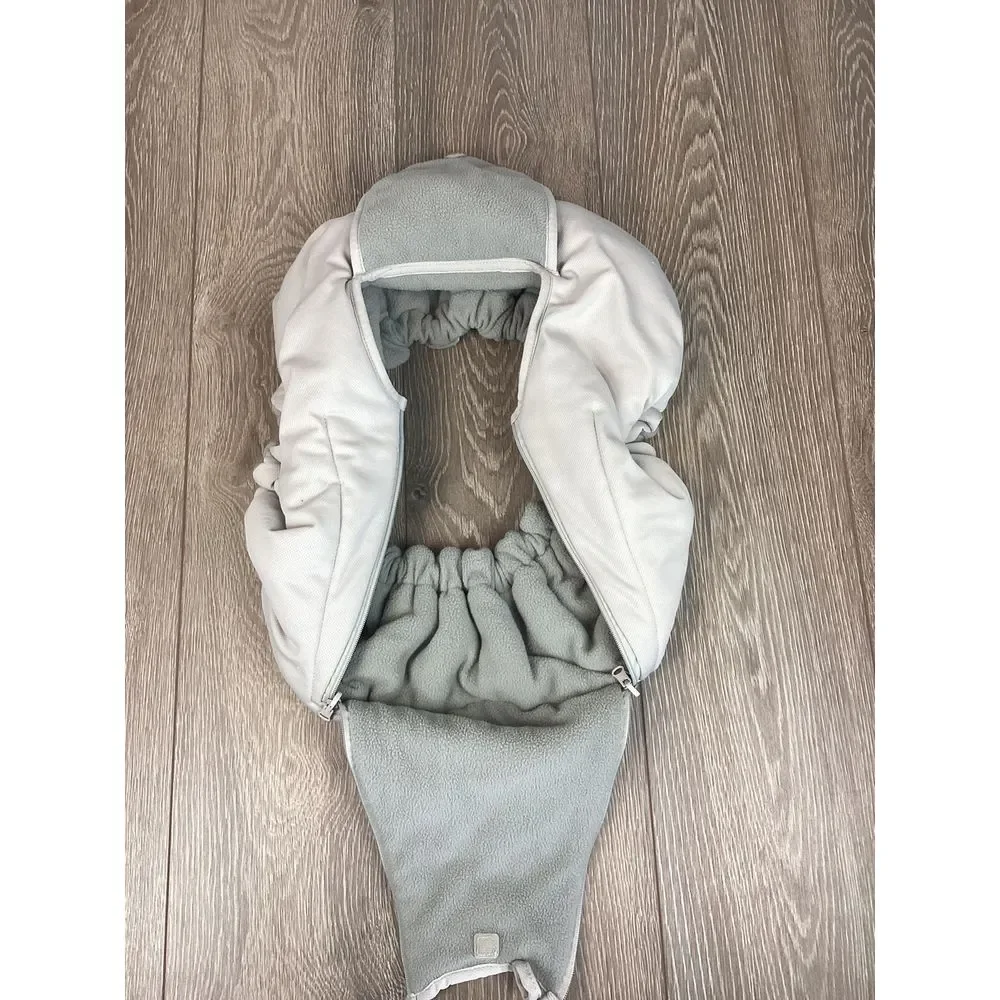 Car Seat Cover Beige Gray Infant Baby Fleece Warm‎